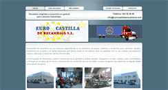 Desktop Screenshot of eurocastilladerecambios.com